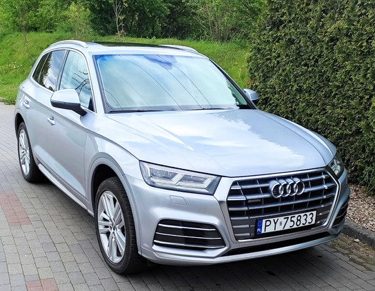 Audi Q5 cena 108500 przebieg: 142000, rok produkcji 2018 z Poznań małe 277